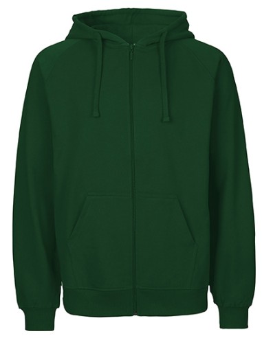 T-T63301-Unisex Tiger Cotton Hoodie With Zipper